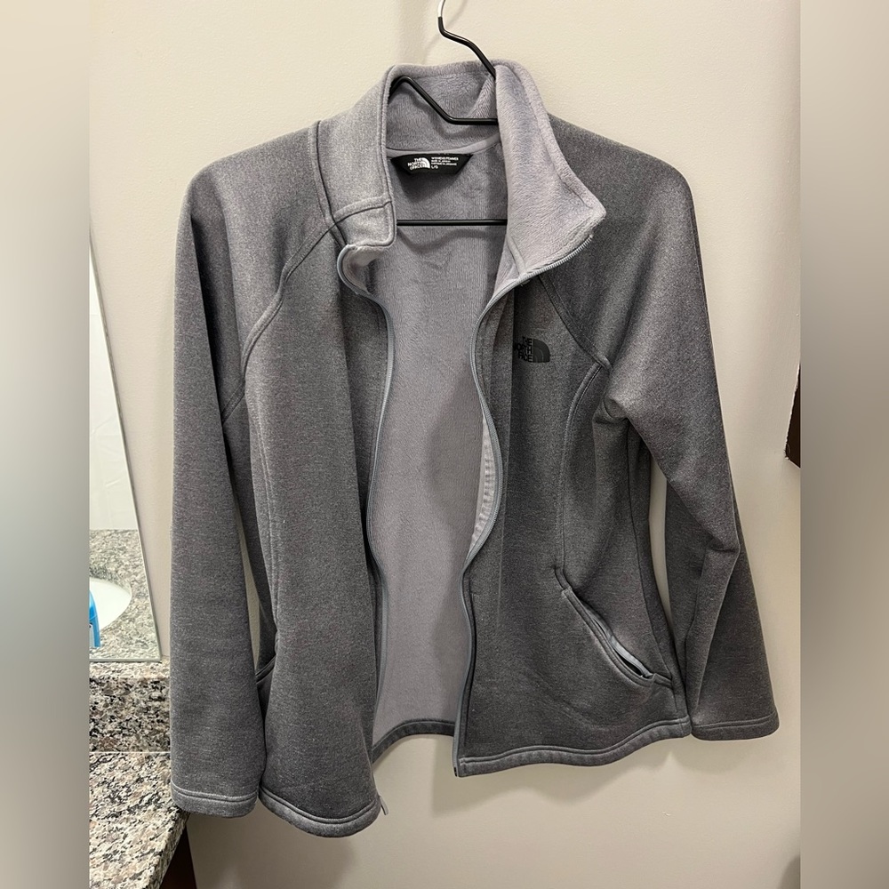 Gray North Face Jacket